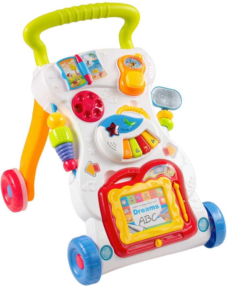 Baby Mix - Loopwagen - Interactieve Speelgoed - Educatief Ontwikkelingsspeelgoed - Kleurrijk Ontwerp - Baby Speelgoed - Ondersteunende Loopwagen - Zintuiglijke Activiteiten - Baby Play Loopauto kopen online