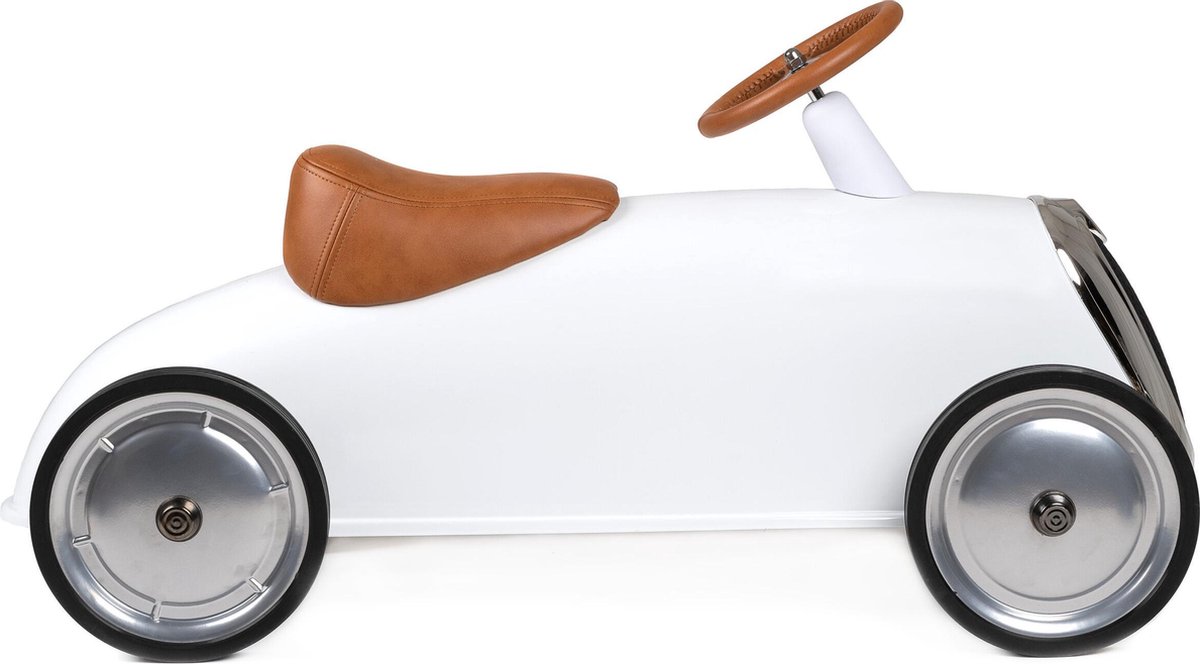 Baghera Rider Elegant -  Loopauto  - Retro - wit Loopauto kopen online