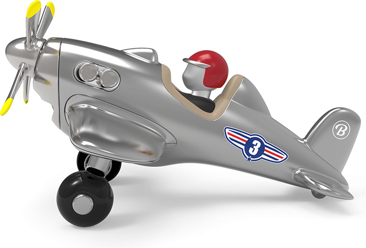 Baghera - Straaljager- Zilver - Collectors item - Retro ontwerp Loopauto kopen online
