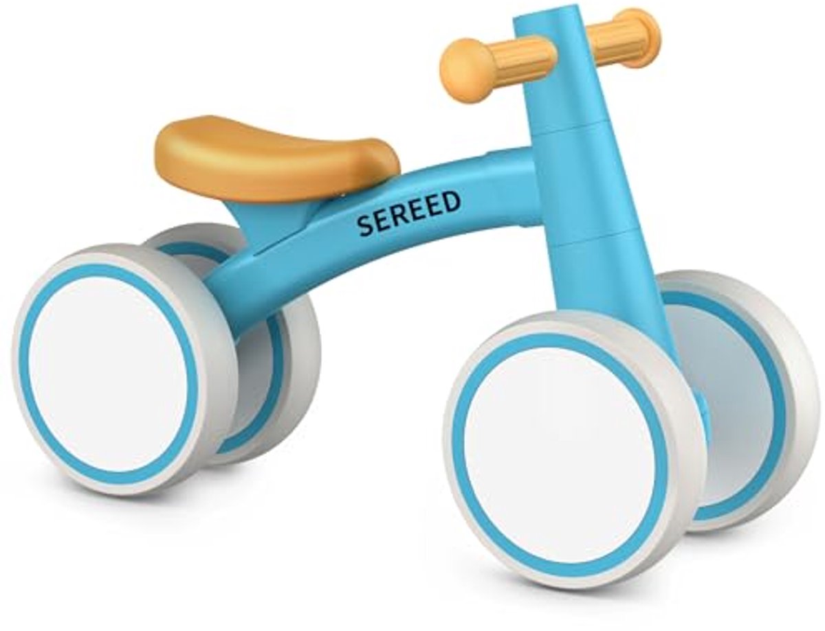 balancefiets voor peuters van 1 jaar 4 wielen geschikt voor jongens en meisjes van 12 24 maanden perfecte eerste fiets als verjaardagscadeau