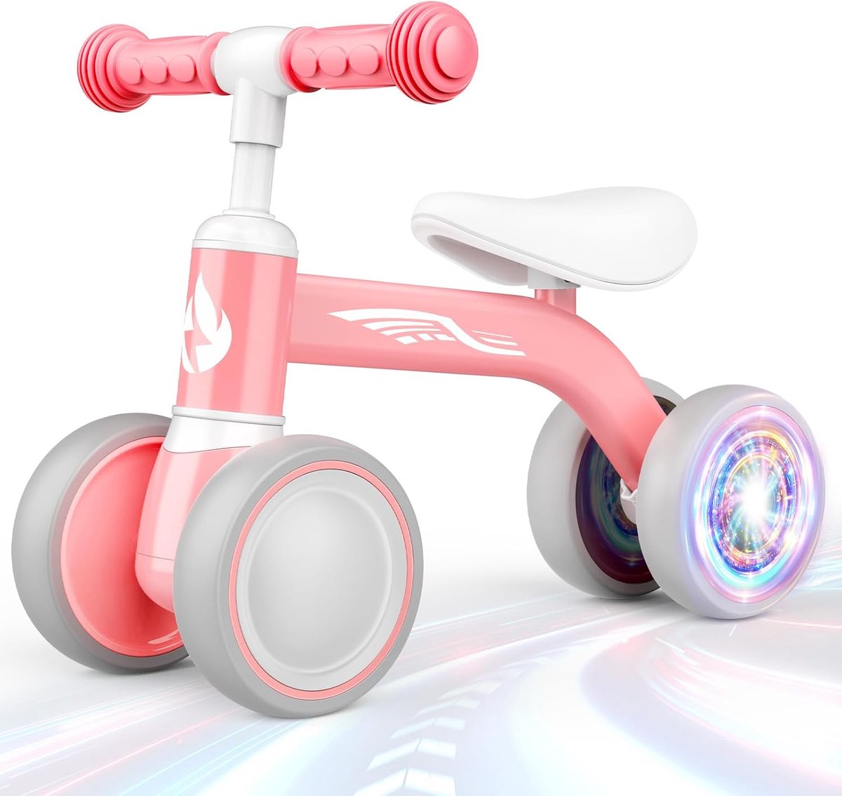 balansfiets voor kinderen 1 2 jaar kleurrijke wielen lichtgewicht fiets zonder pedalen perfect cadeau voor jonge kinderen