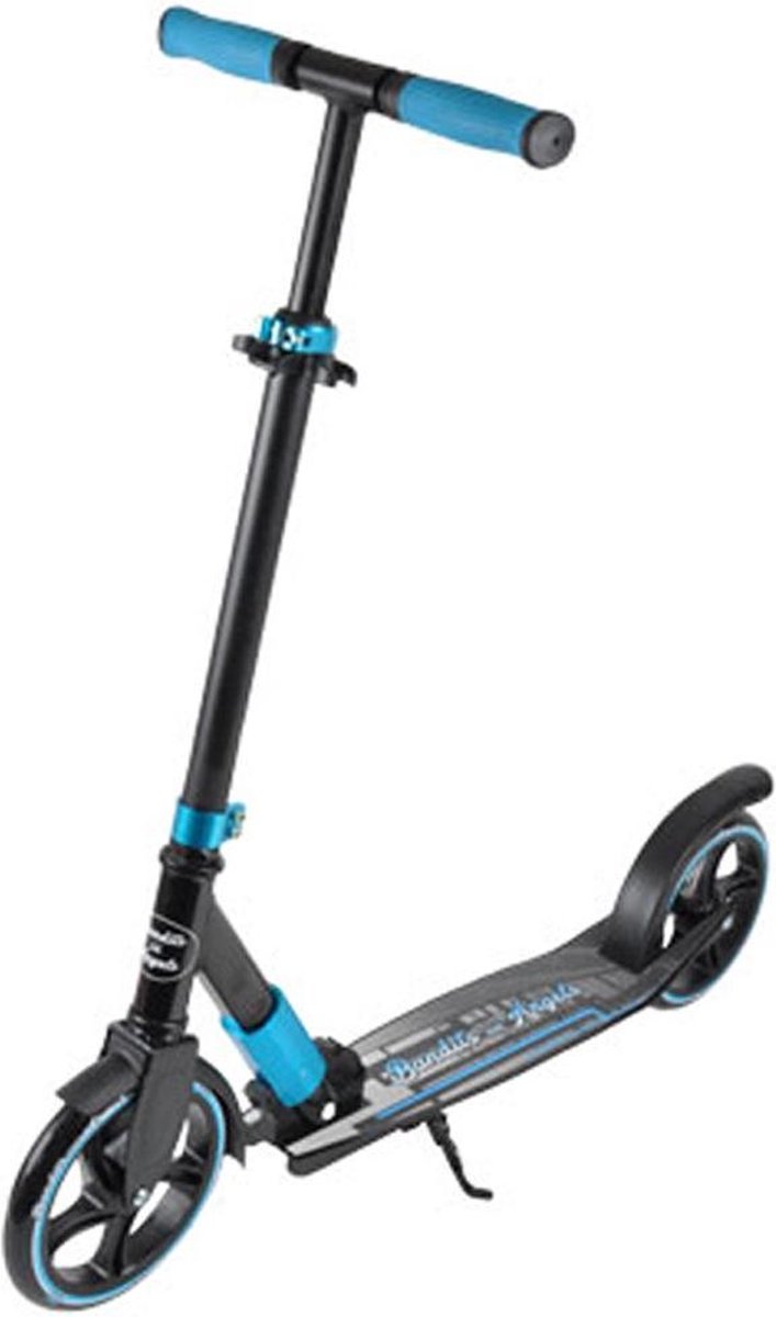 Bandits & Angels Kinderstep Black Racer 205 Blauw vanaf 5 Jaar voor Jongens en Meisjes - Step voor Kinderen - Inklapbaar - Verstelbaar stuur - Stepje met Voetrem Step kopen online