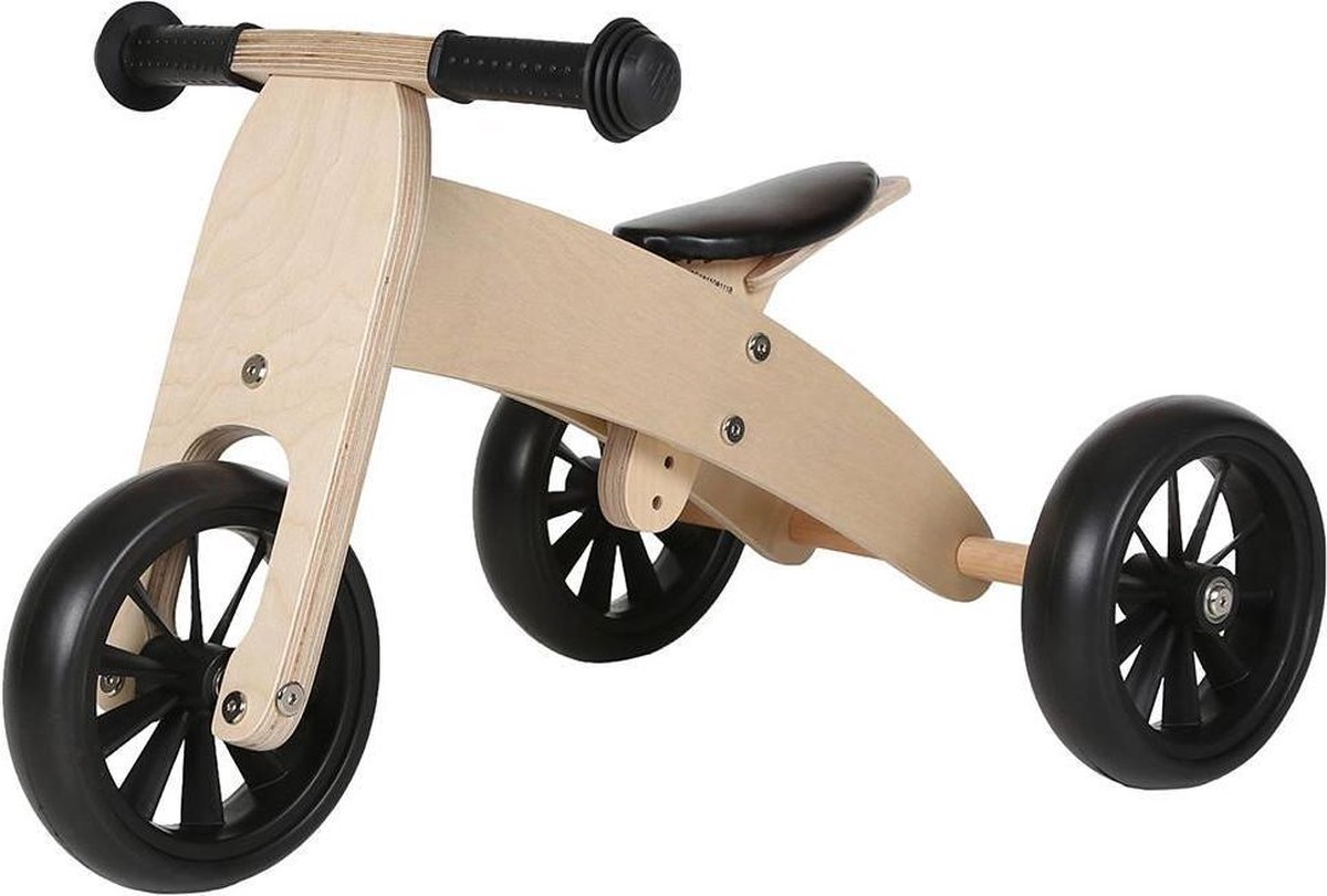 Bandits & Angels Smart Bike Loopfiets Hout 4-in-1 vanaf 1 jaar - Voor Jongens en Meisjes - Houten Loop Fiets - Omkeerbaar in Driewieler en Tweewieler - Verstelbaar Zadel Loopfiets kopen online