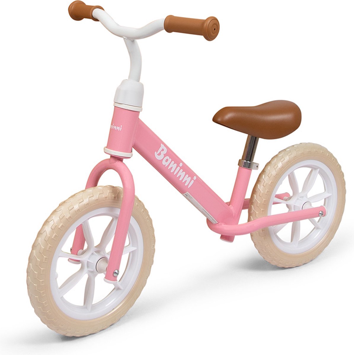 Baninni Loopfiets 2 - 5 Jaar Lola Roze - Wit Loopfiets kopen online