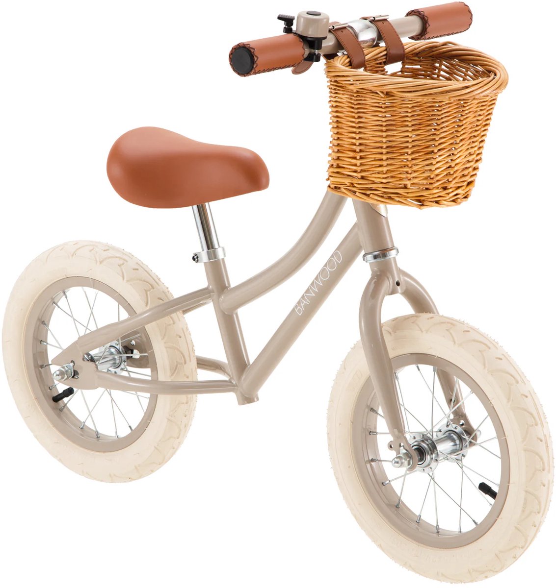 Banwood - Balance bike first go - loopfiets - Beige Loopfiets kopen online