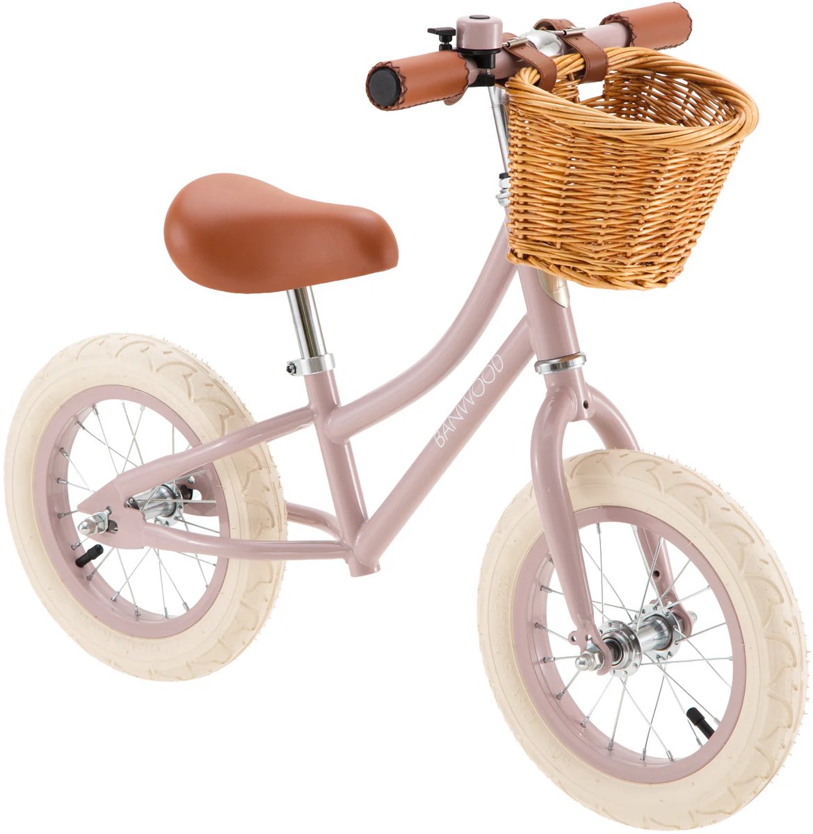 Banwood - Balance bike first go - loopfiets - Dusty pink Loopfiets kopen online
