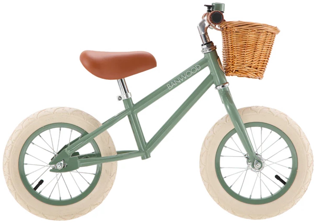 Banwood - balance bike first go - loopfiets - Forest - groen Loopfiets kopen online