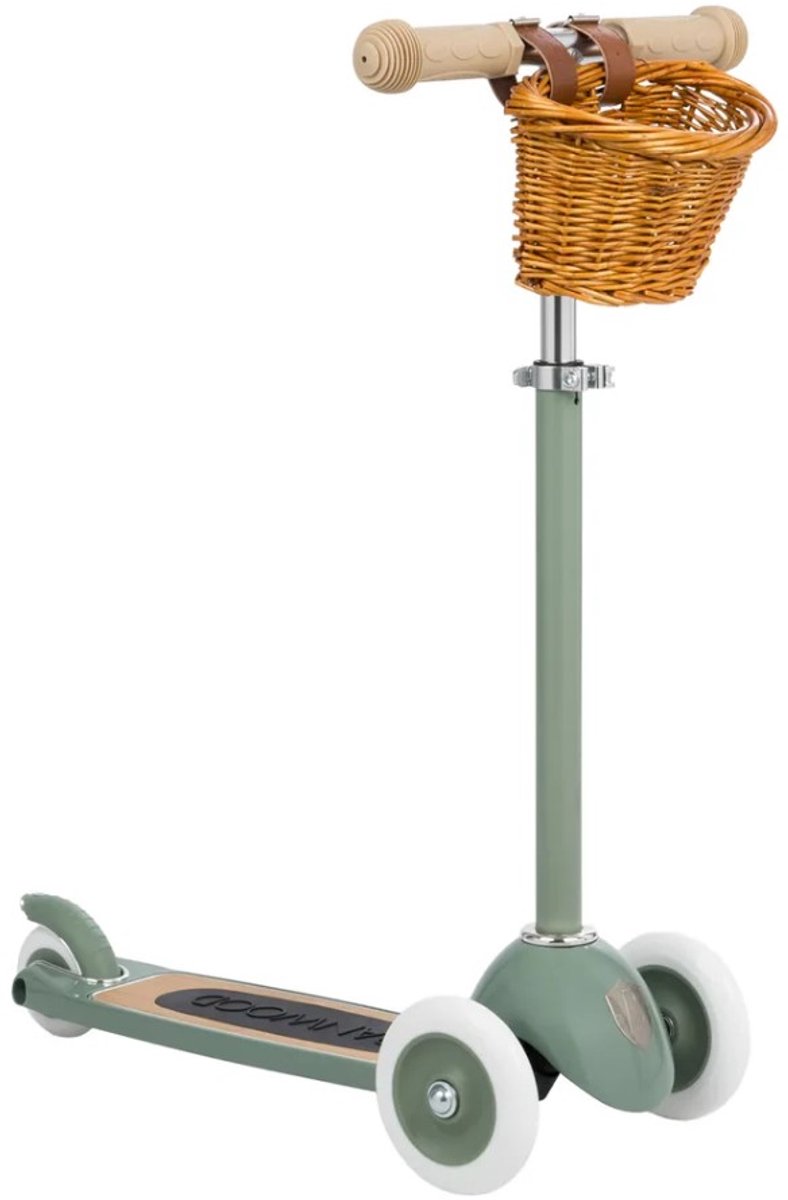 Banwood Scooter - Forest - Step met mandje - Kinderstep - Vintage step Step kopen online