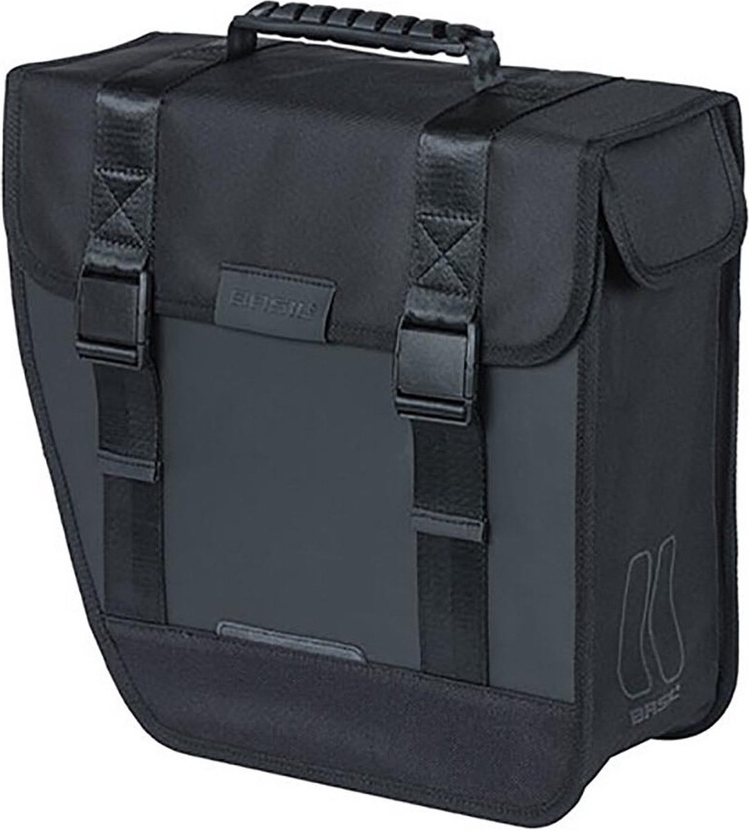 Basil Tour - Waterproof Left Enkele Fietstas - 14 Liter - Zwart - 100% waterdicht Fiets kopen online