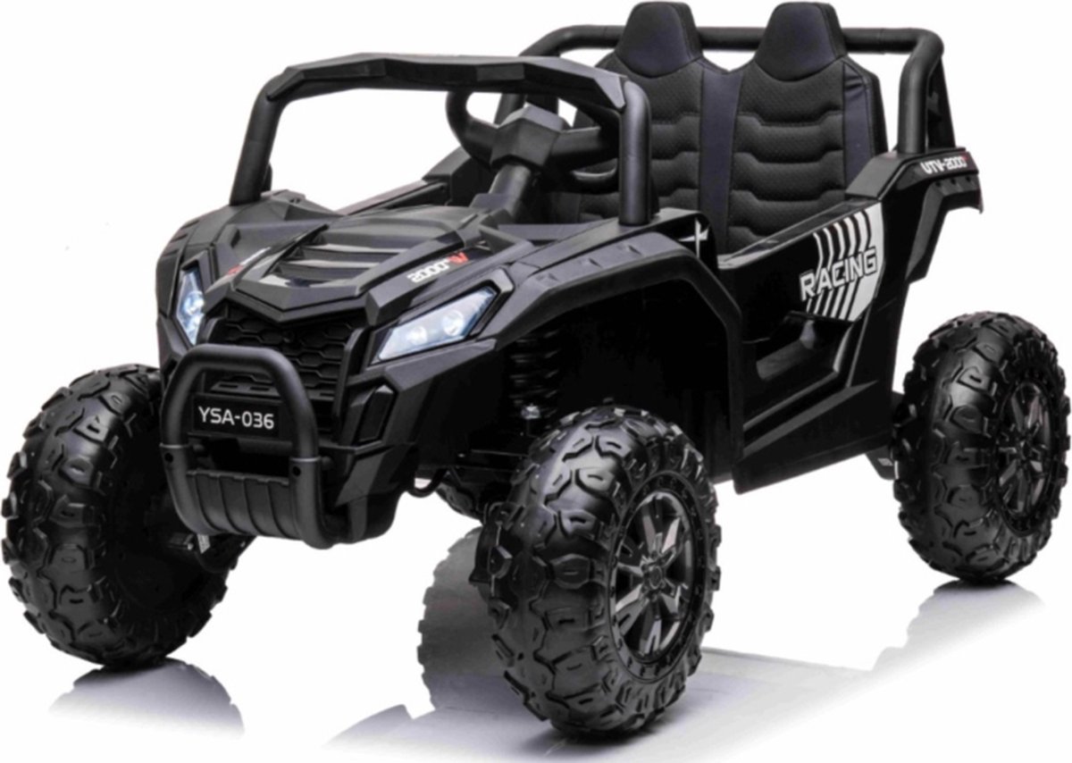 Beach Buggy 12V, Elektrische Kinderauto , Zwart, 4x4 Accuvoertuig kopen online