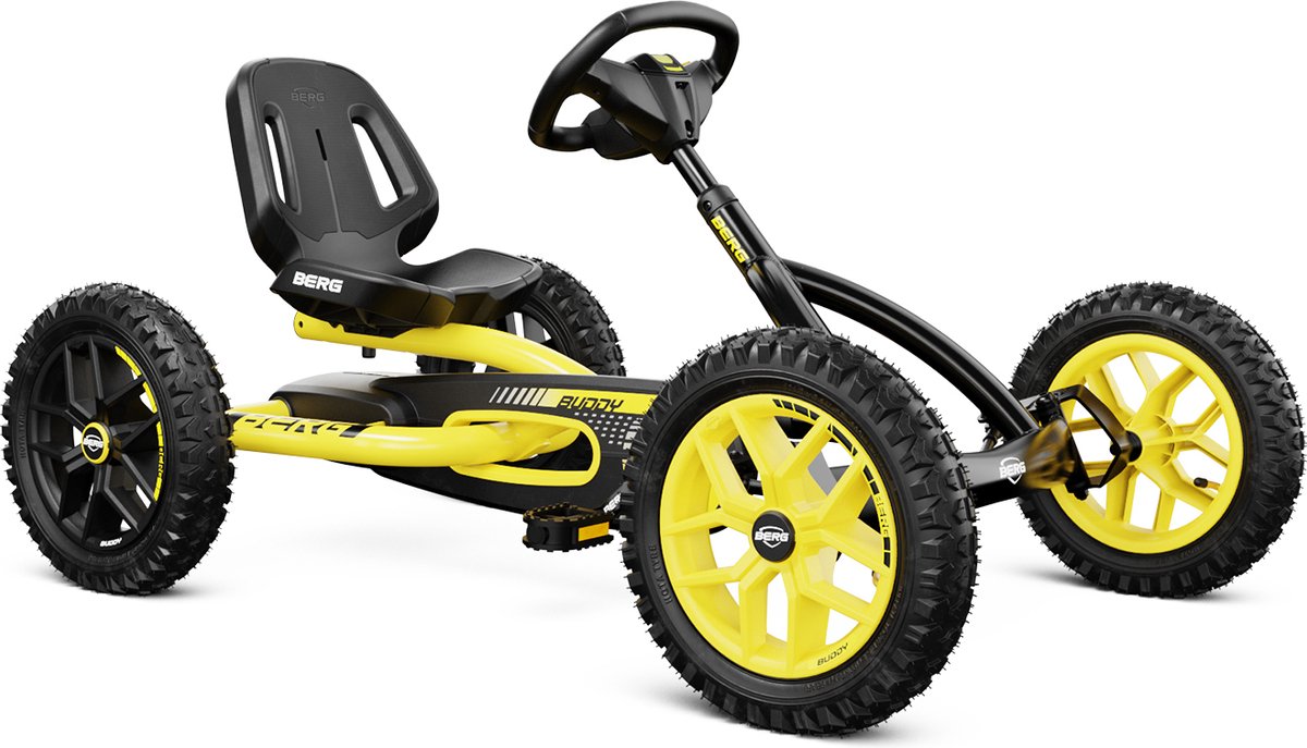 BERG Buddy Cross Skelter - 3+ Jaar - Verstelbaar Zadel - inclusief Soundbox - Vrijloopautomaat - Zwart/Geel Skelter kopen online