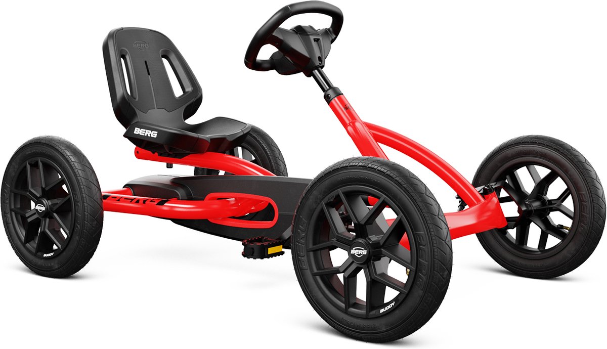 BERG Buddy Redster Skelter - 3+ Jaar - Verstelbaar Zadel - Vrijloopautomaat - Limited Edition - Rood Skelter kopen online