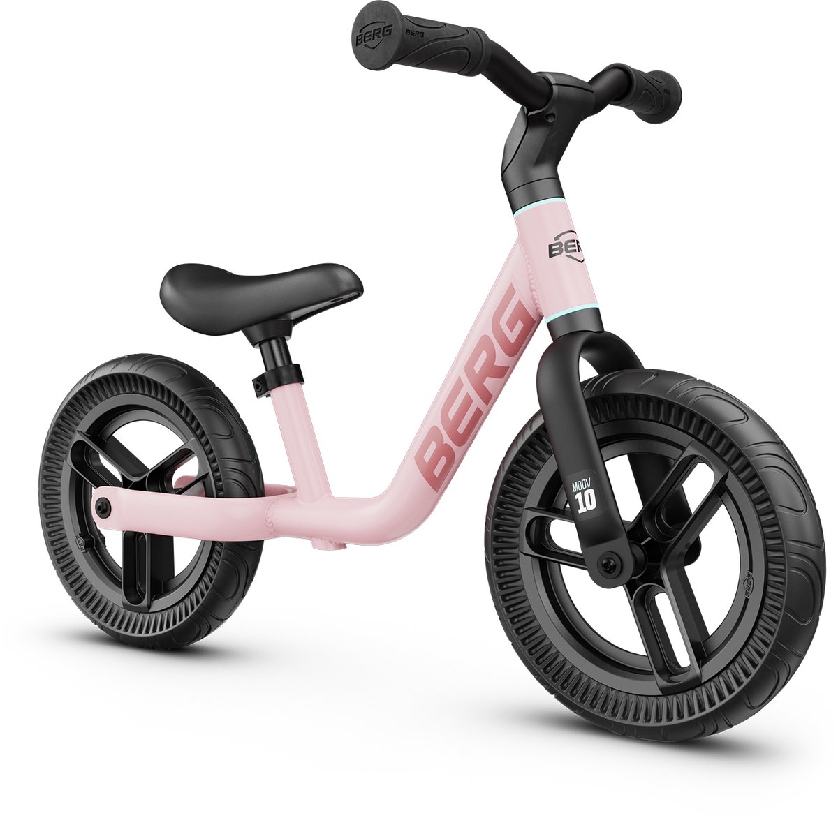 BERG MOOV - Loopfiets - Vanaf 2 jaar - Roze - 10 inch - Lichtgewicht - EVA Banden - Verstelbaar Stuur en Zadel Loopfiets kopen online