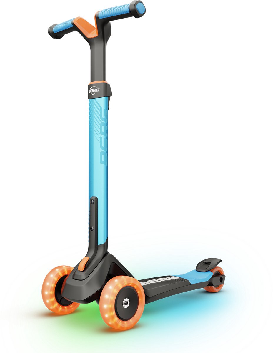 BERG Nexo - Kinderstep - 2 tot 12 jaar - Blauw - Opvouwbaar - In hoogte verstelbaar - Incl. LED-deck + LED wielen Step kopen online