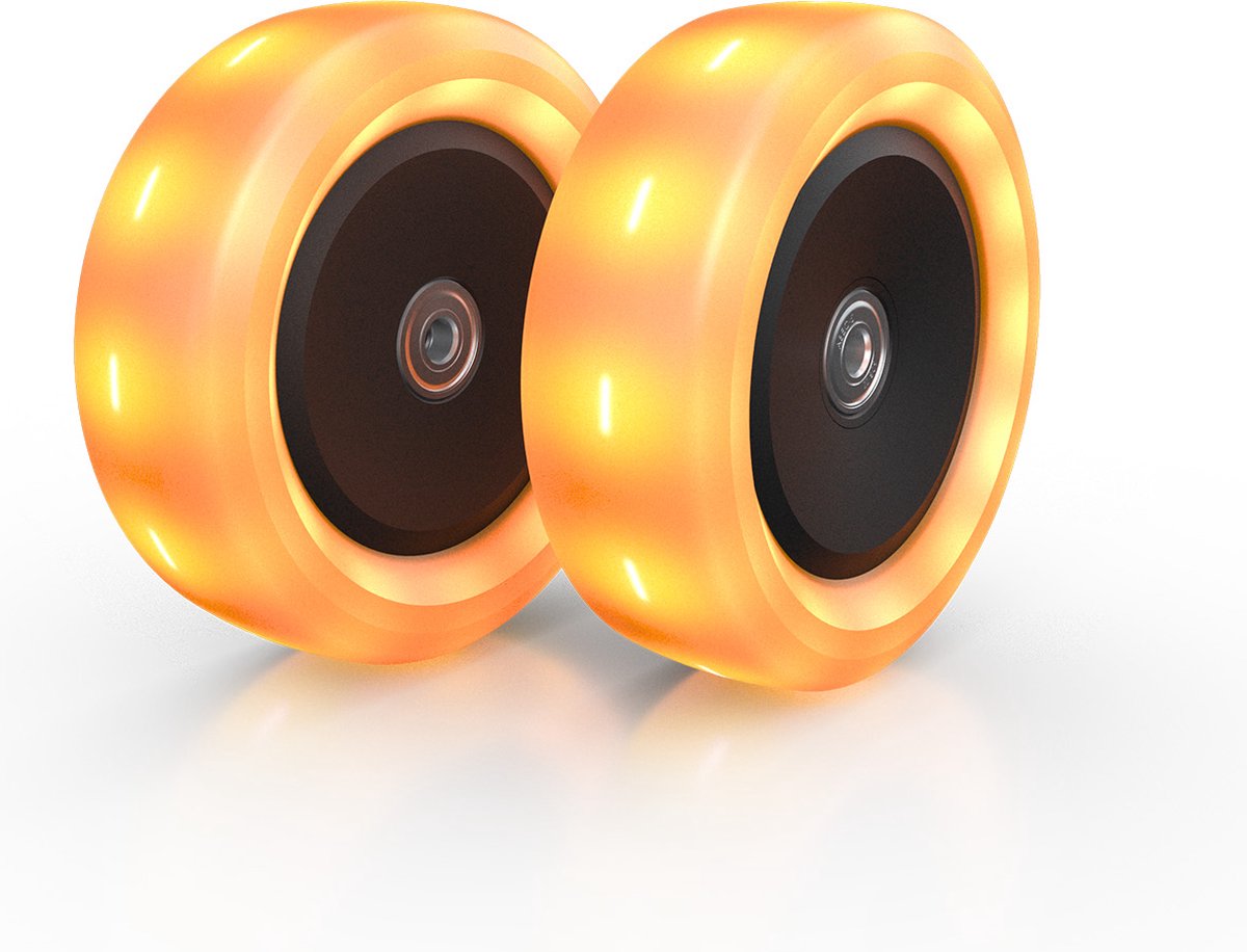 berg nexo kinderstep led wielen oranje