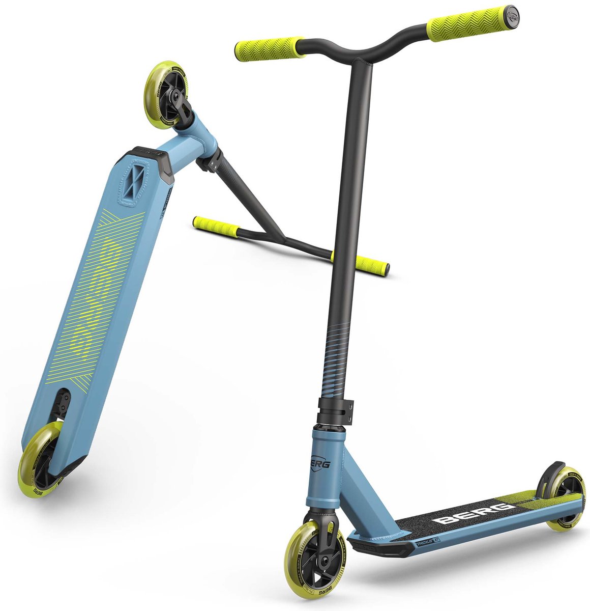 BERG Proxus X1 Stuntstep Blauw/Lime Step kopen online