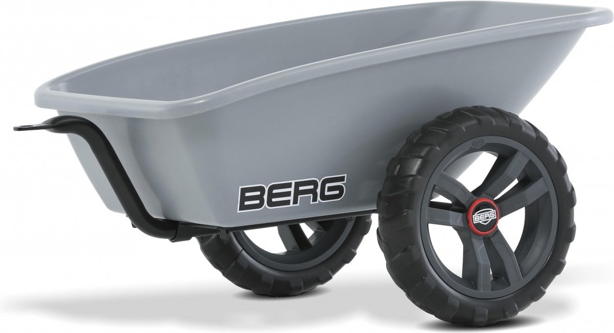 BERG Trailer S Skelter Aanhanger - Geschikt voor BERG Buzzy Skelter - Inclusief Trekhaak - Grijs Buitenspeelvoertuigaccessoire kopen online