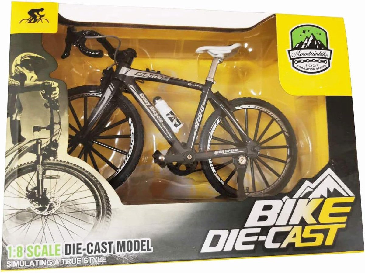 Bicycle Miniature 1:8 - 7.87 * 5.12 Inch - Collectie Deco Molded Toys - Mini Bend Bicycle Model - Road Bike Mountain Bike Kinderfiets kopen online