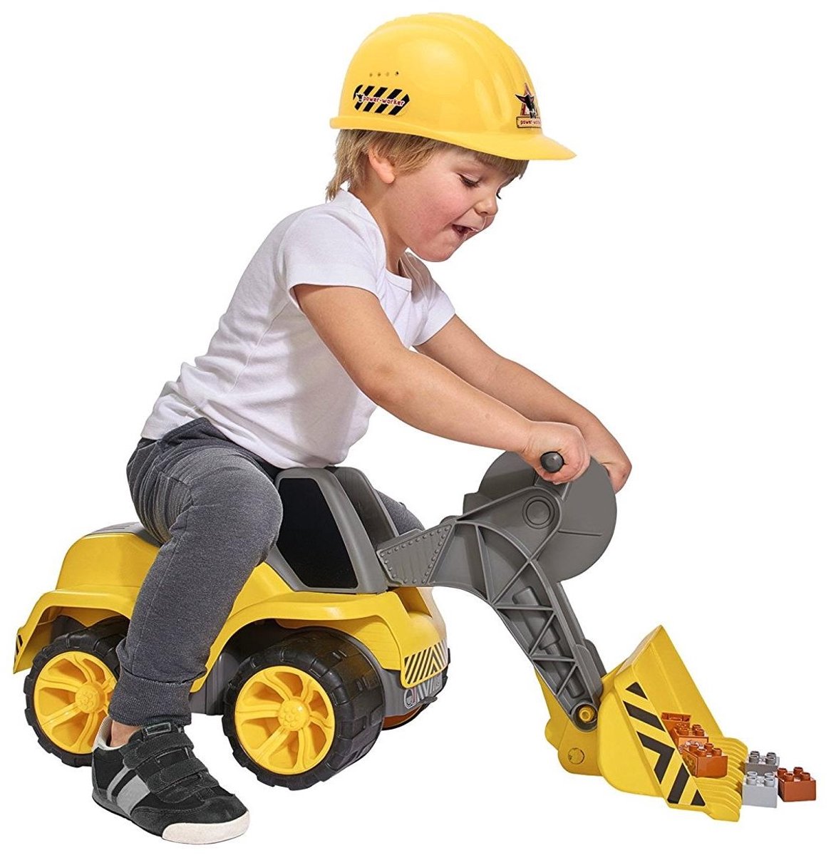 BIG - Power Worker Maxi Loader - Wiellader - Werkvoertuig - Loopauto - 50kg belastbaar - vanaf 3 jaar Loopauto kopen online