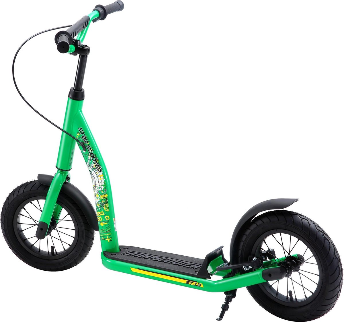 Bikestar autoped New Gen Sport 12 inch groen Step kopen online