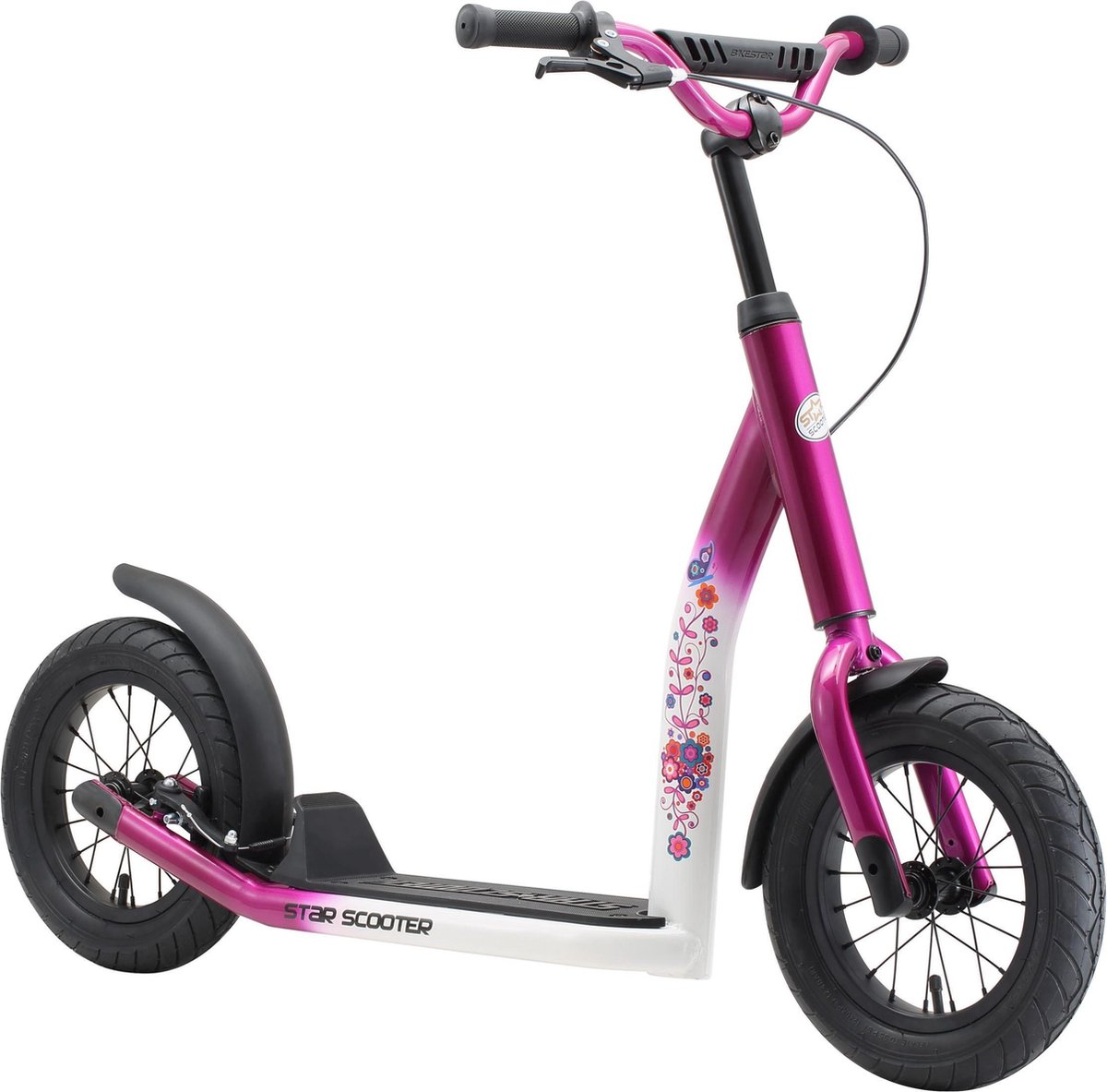 bikestar autoped new gen sport 12 inch roze