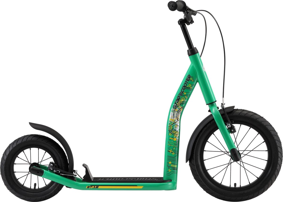 Bikestar autoped New Gen Sport 16 inch - 12 inch groen Step kopen online