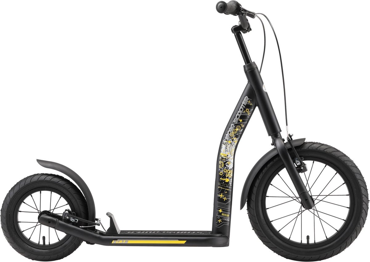 Bikestar autoped New Gen Sport 16 inch - 12 inch zwart Step kopen online
