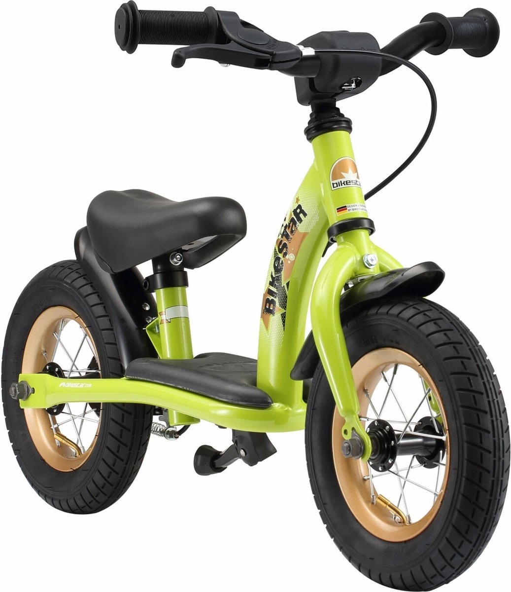 Bikestar, Classic, 10 inch loopfiets, groen Loopfiets kopen online