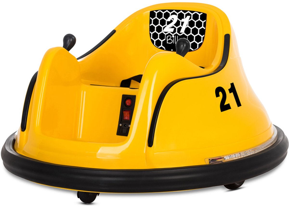 Billy 360° Bumper Car - Elektrische Botsauto Pera Geel Accuvoertuig kopen online