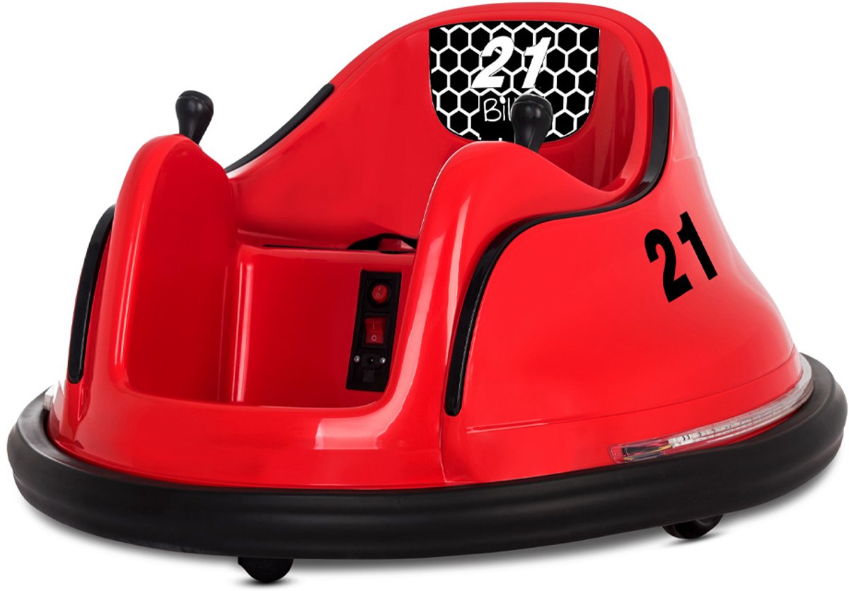 Billy 360° Bumper Car - Elektrische Botsauto Pera Rood Accuvoertuig kopen online
