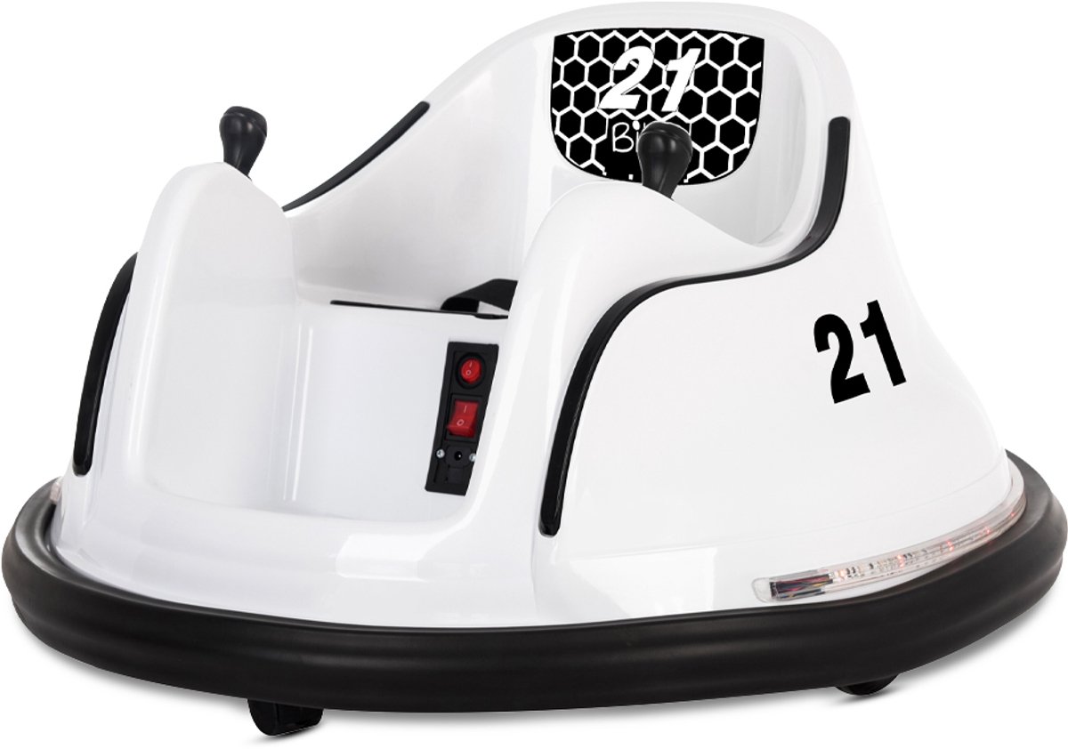 billy 360 bumper car elektrische botsauto pera wit