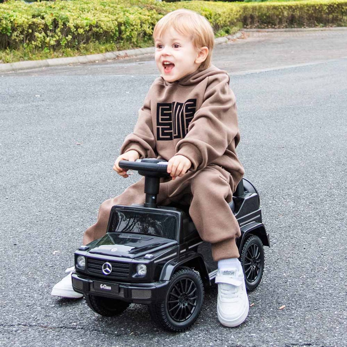 billy loopauto mercedes g350d zwart