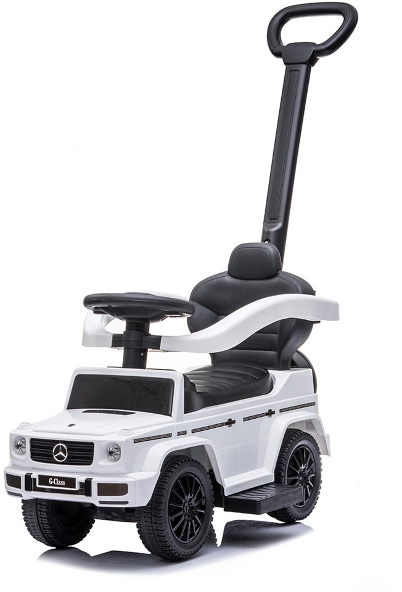 billy loopauto met duwstang mercedes benz g350d wit