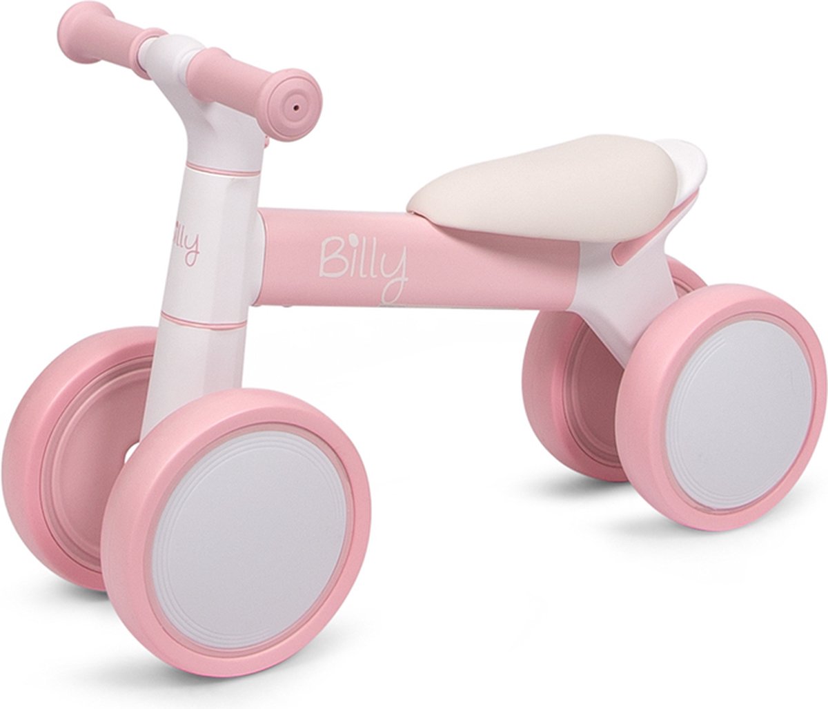 Billy Loopfiets 1 - 3 Jaar Pina Roze - Wit Loopfiets kopen online