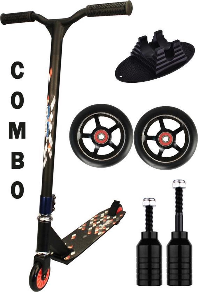 Black Dragon Basic stuntstep black Orange Step kopen online