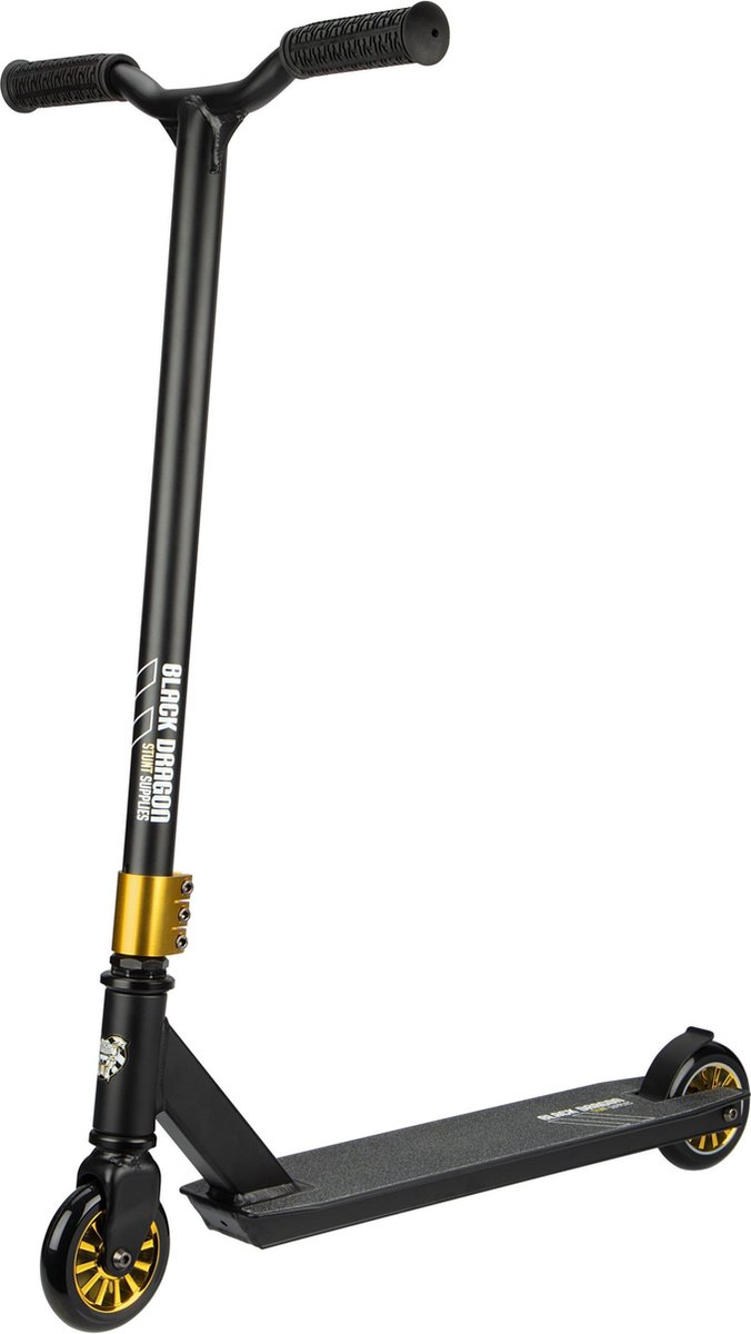 Black Dragon Stuntstep - Pulse Racer - Zwart/Goud Step kopen online
