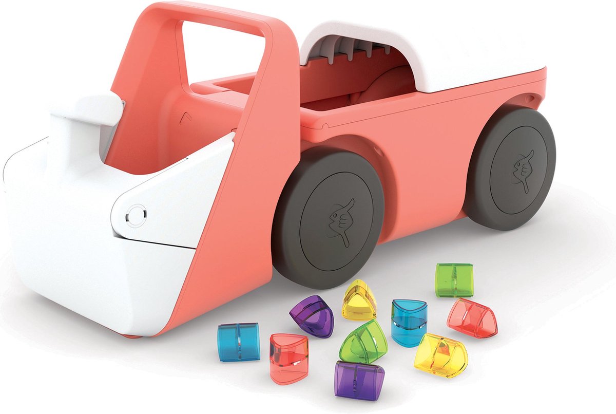 blockie 4 wheel first ride on that cleans up and carries all your toys
