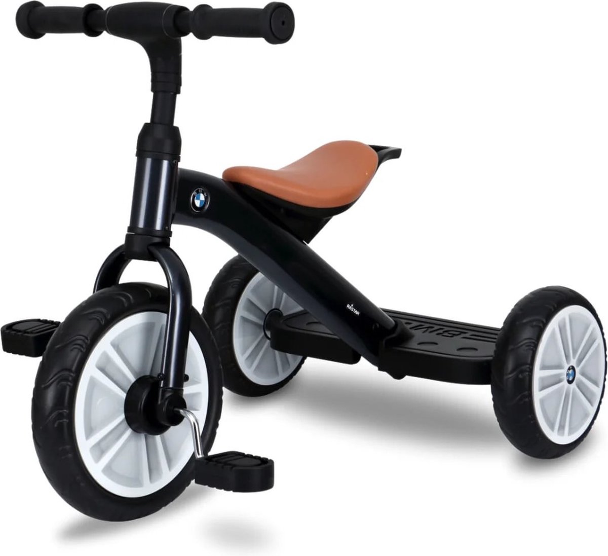 bmw driewieler voor kinderen 3 tot 6 jaar stevige constructie grijs
