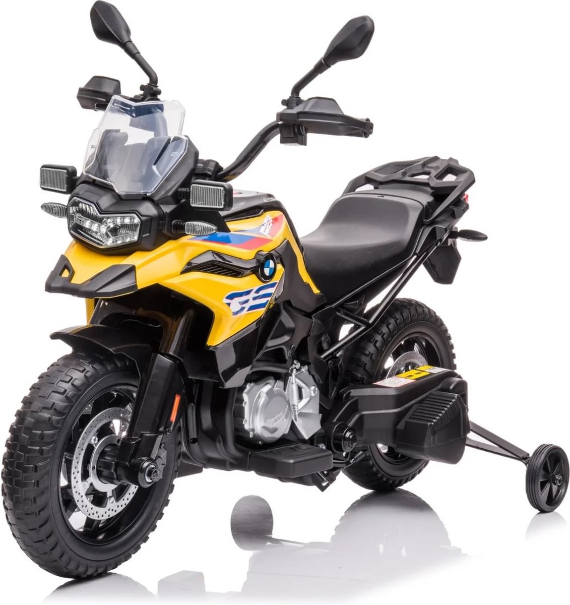 bmw f850 gs elektrische kindermotor 12v accu 3 tot 6 jaar geel