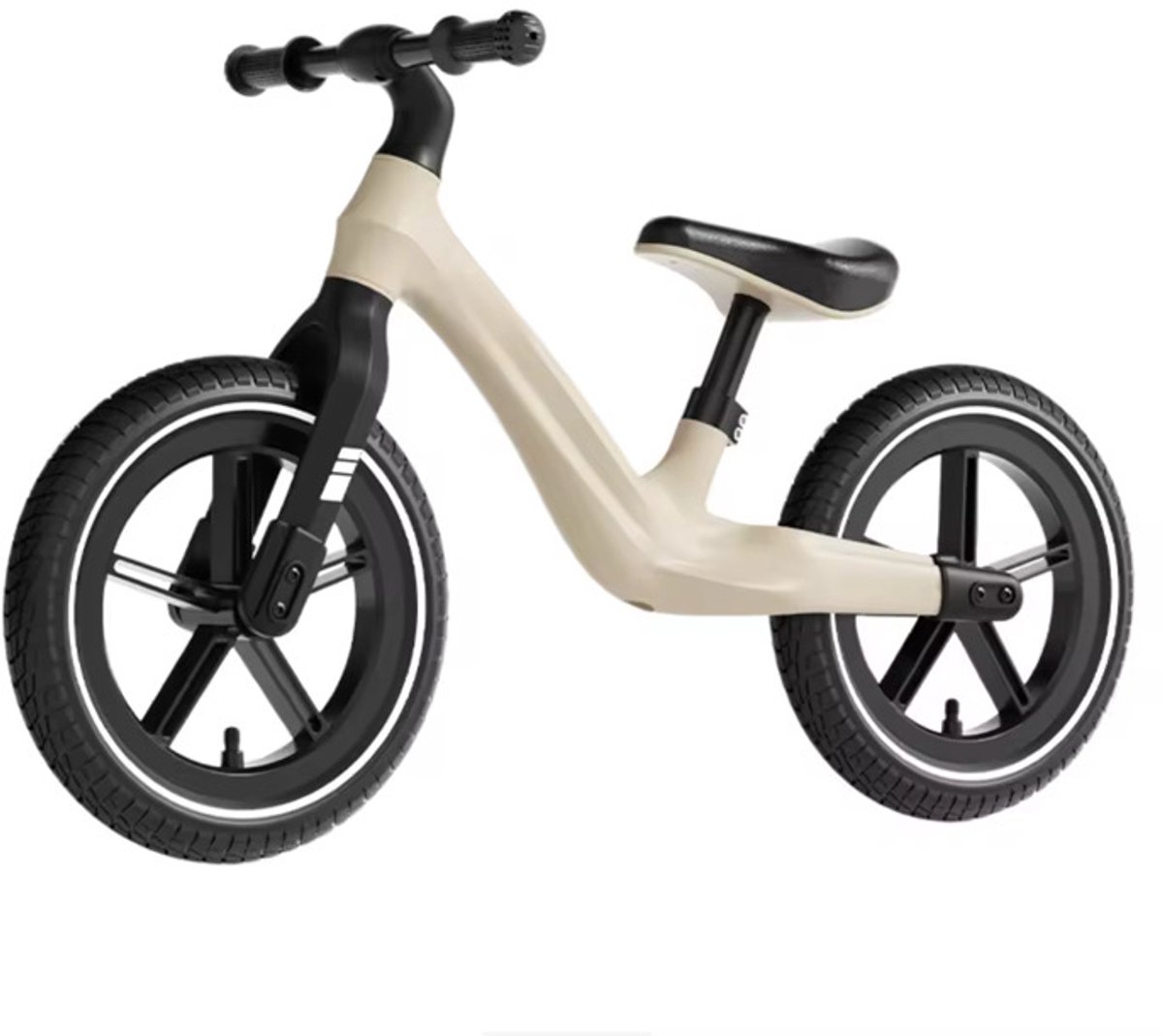 BOECK - Loopfiets – Baby Jungle Loopfiets – Stevige en veilige loopfiets voor peuters en kleuters – Balansfiets zonder pedalen – Lichtgewicht en duurzaam - Beige Loopfiets kopen online