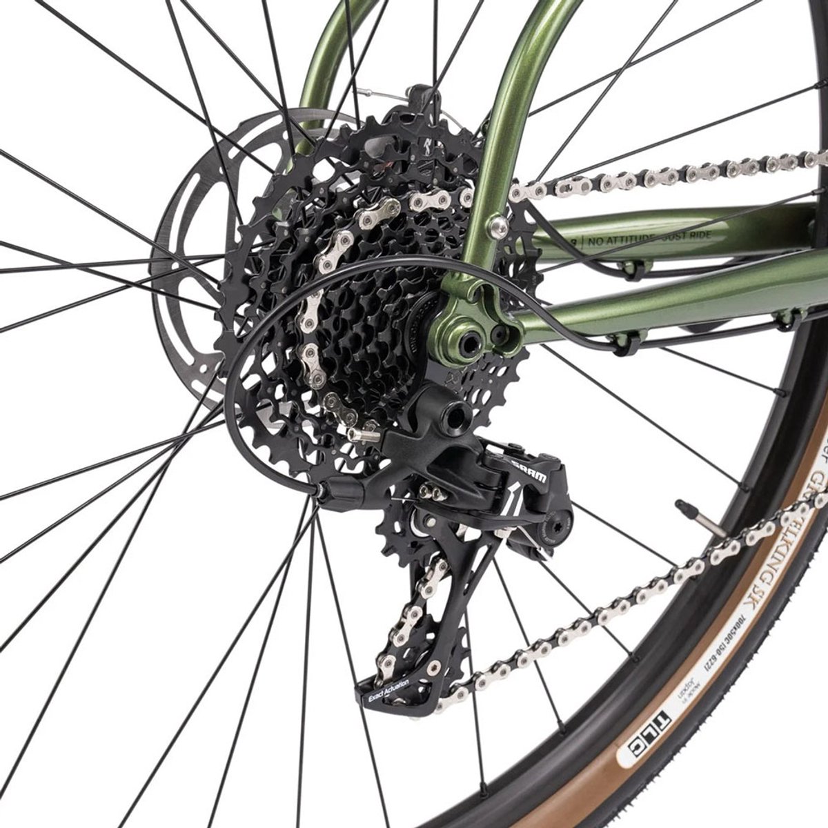 bombtrack beyond 2 bike metallic groen l 52