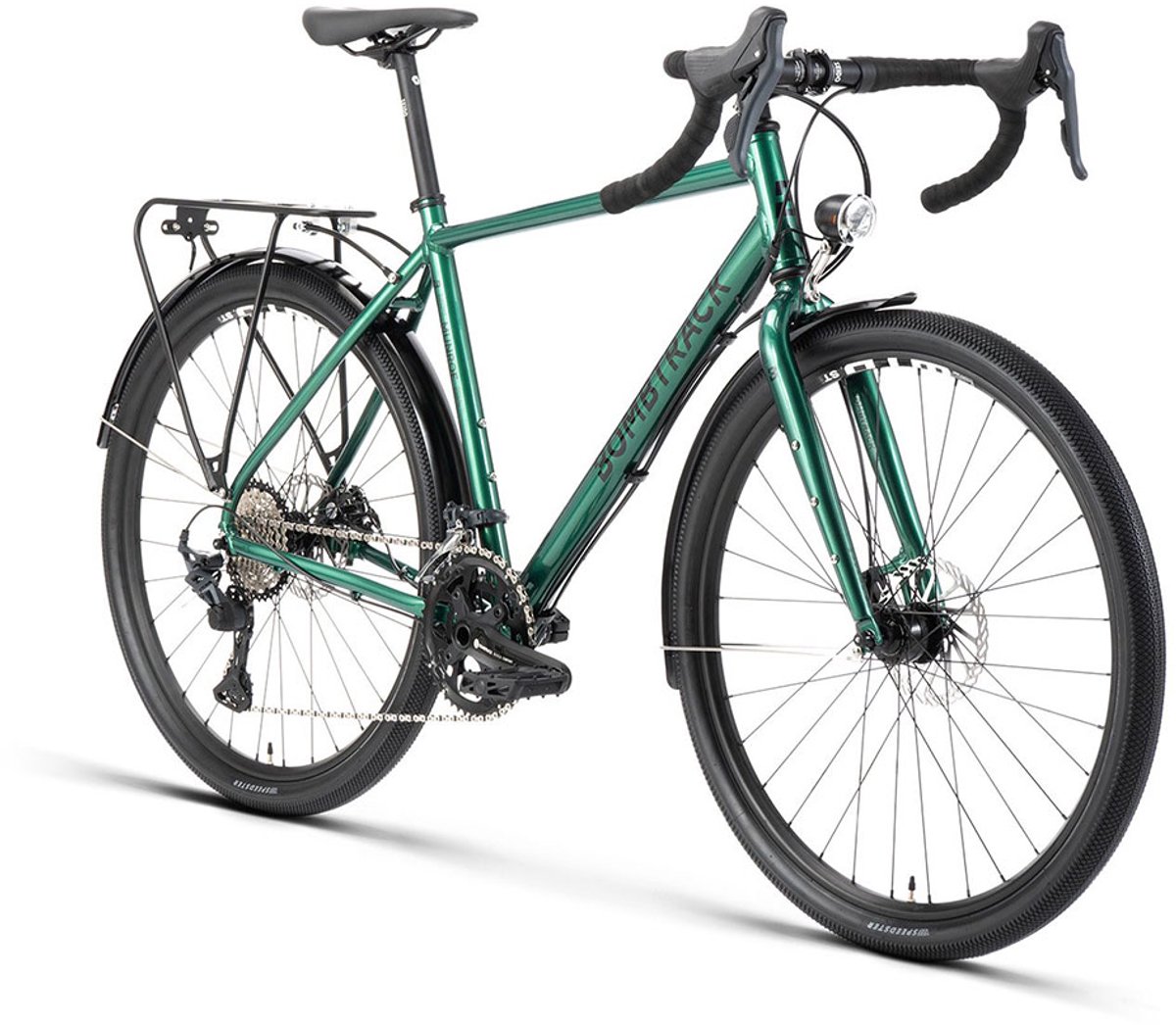 bombtrack munroe sg commuter bike donkergroen m 52