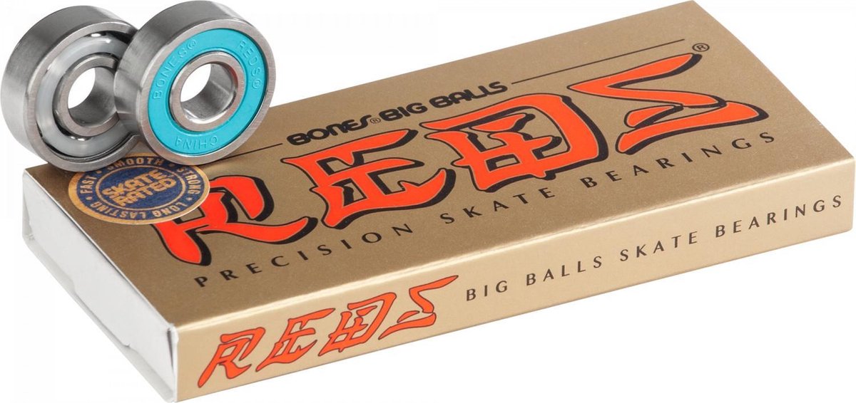 Bones - Big Balls - Reds - Bearings - Lagers - Skateboard Skateonderdeel kopen online