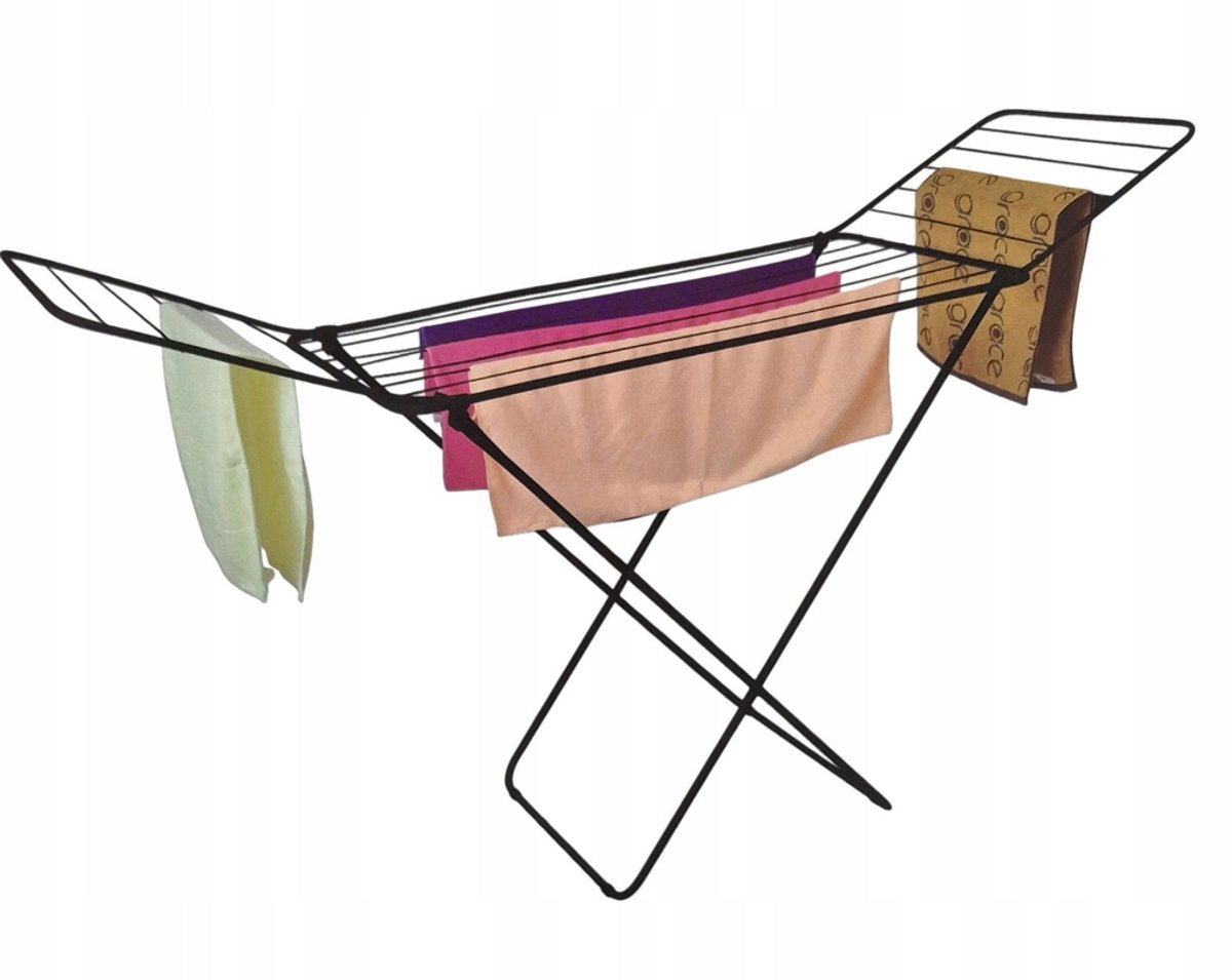 brunbeste opvouwbaar balkon droogrek 18 m drooglengte voor kleding wassen