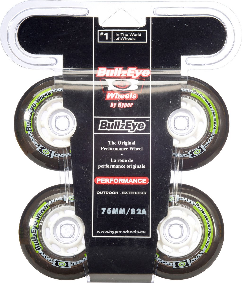 Bullzeye 76 (4-pack) 82A inline skate wielen Skateonderdeel kopen online