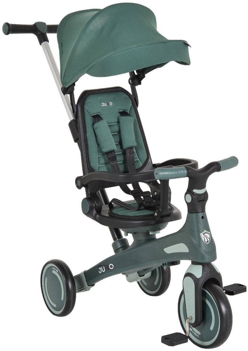 Byox Juno Green 1-5 jaar Driewieler met Duwstang 112022 Driewieler kopen online