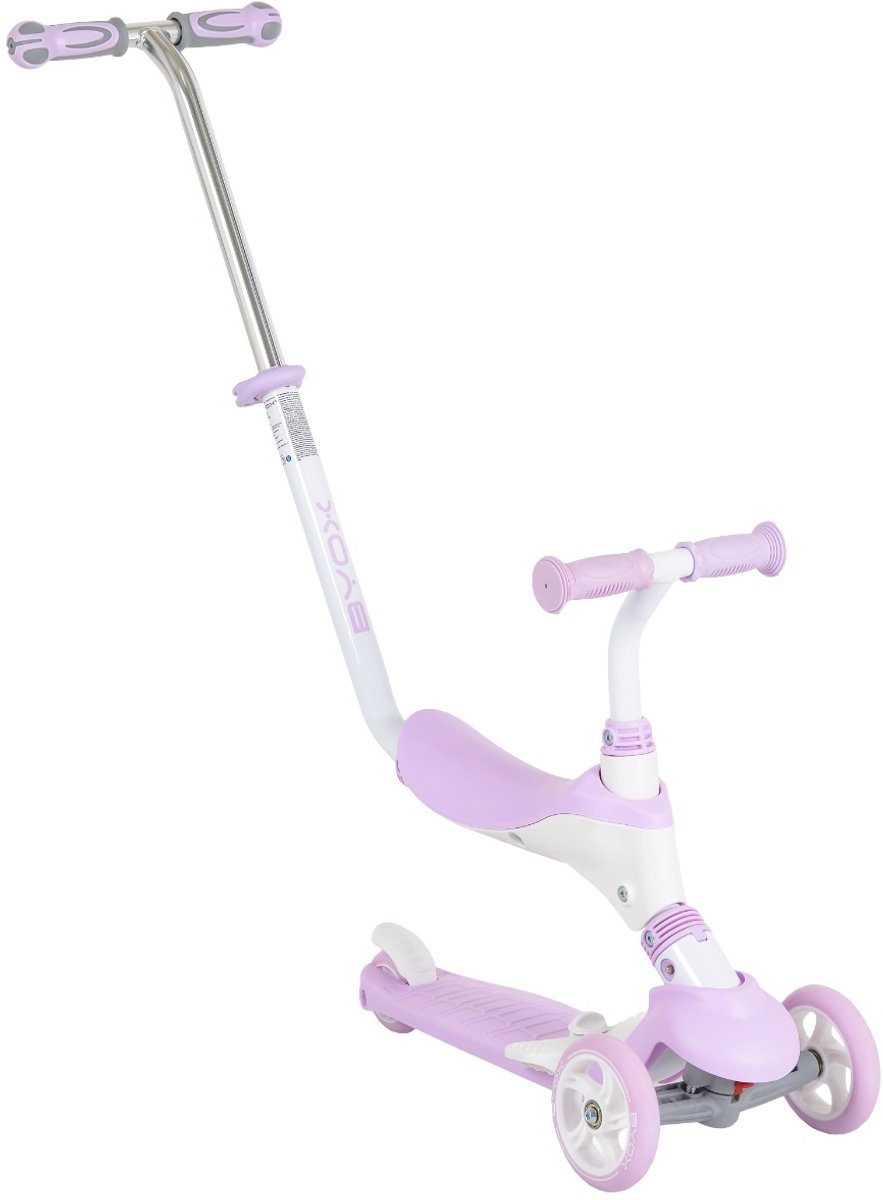 Byox Tristar Lilac 3-in-1 Kinderstep 111978 Loopfiets kopen online