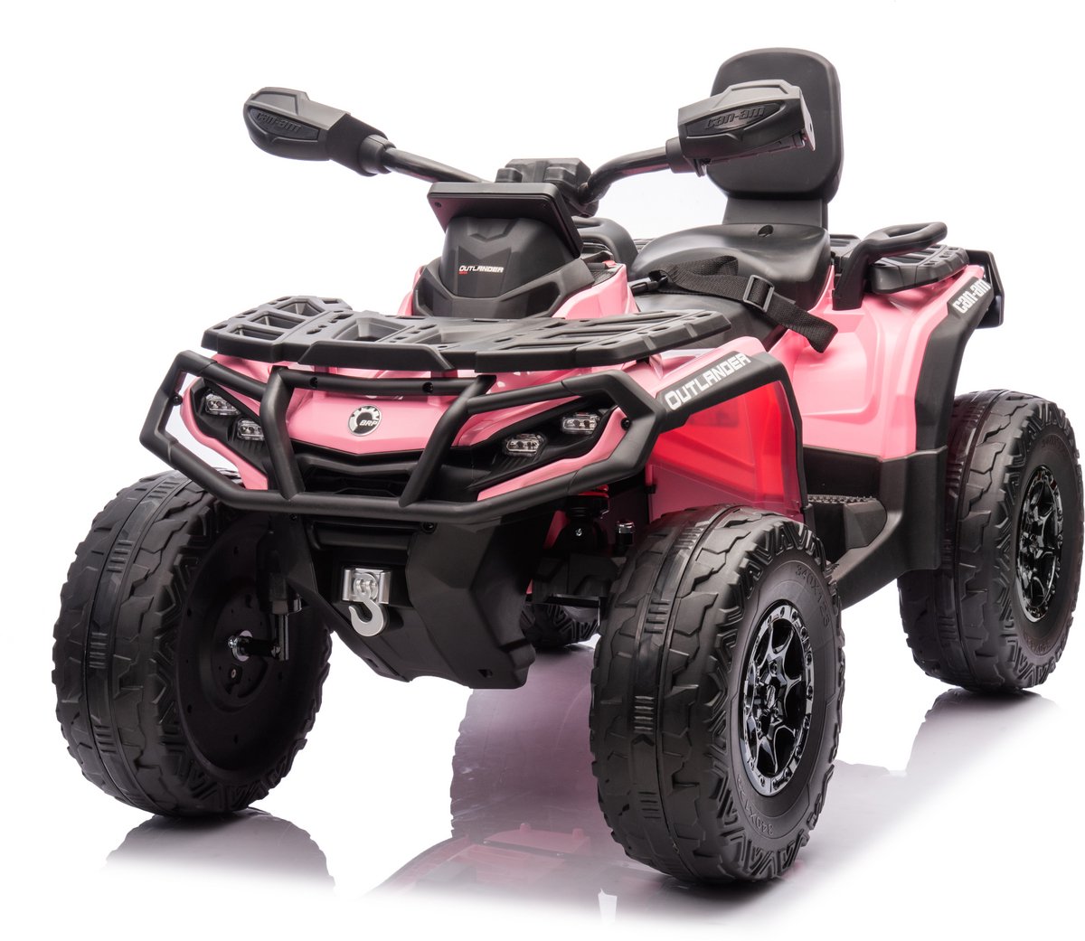CAN-AM Outlander - Elektrische kinderquad 24V - 2 persoons - Roze Accuvoertuig kopen online