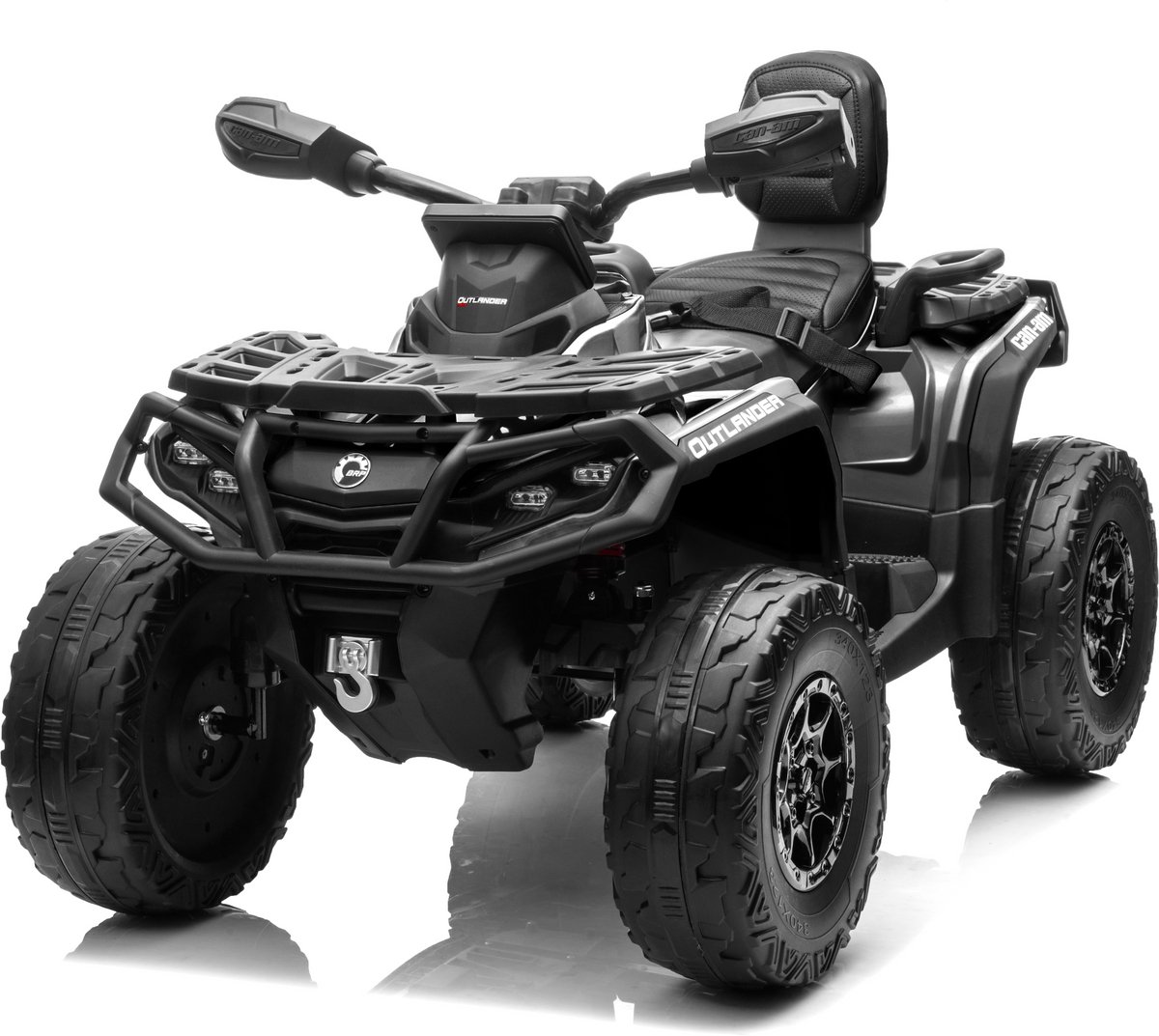 CAN-AM Outlander - Elektrische kinderquad 24V - 2 persoons - Zwart Accuvoertuig kopen online