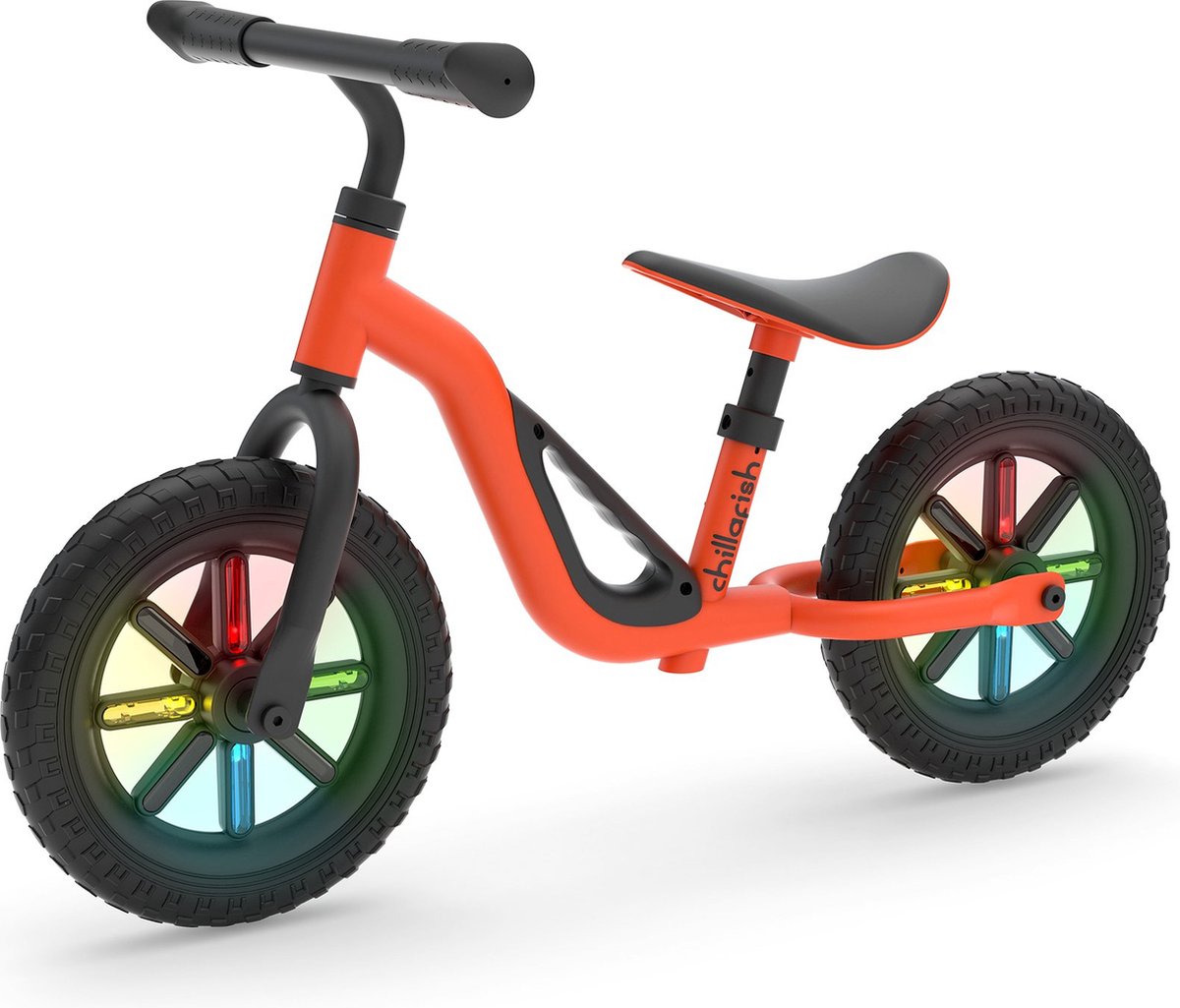 Charlie GLOW - 10 loopfiets met oplichtende wielen Loopfiets kopen online